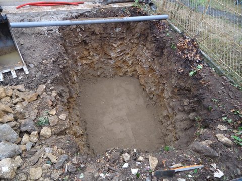 Travaux d'assainissement et micro-station